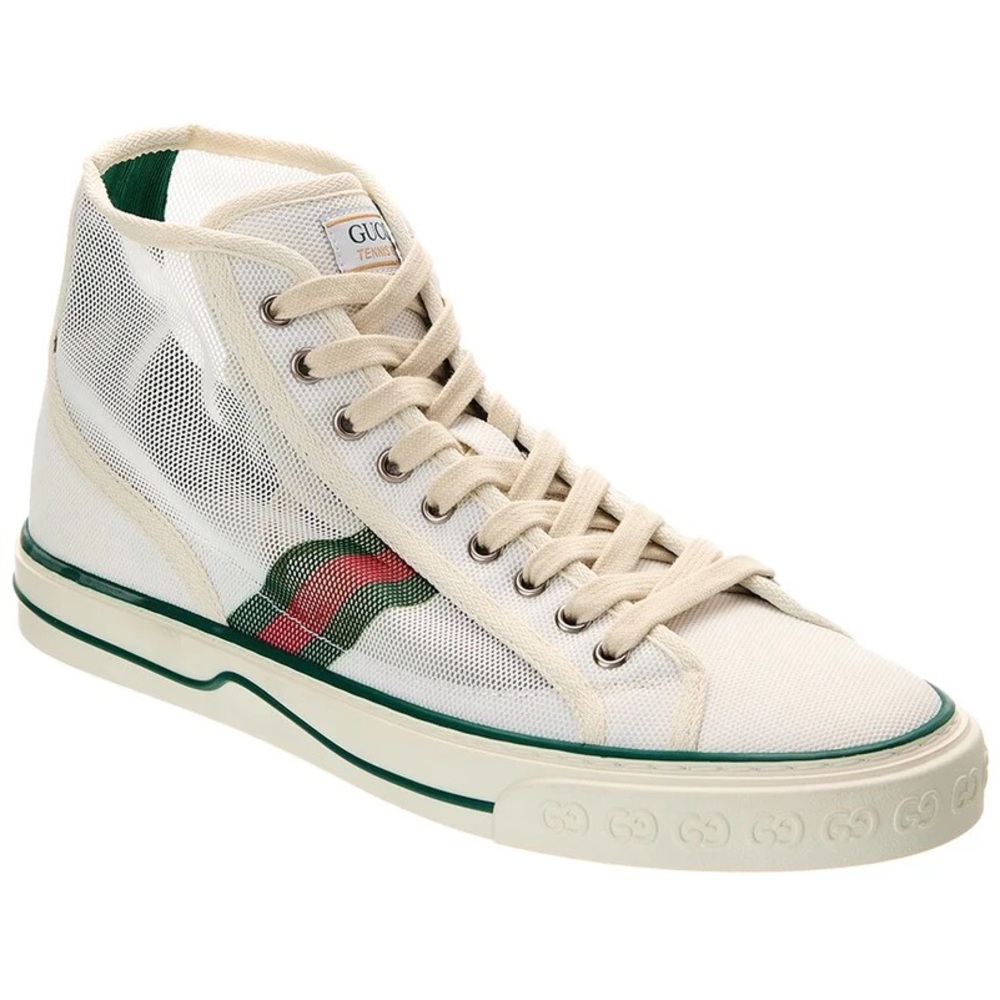 GUCCI TENNIS 1977 MESH HIGH-TOP SNEAKER size: 9 IT (fits a 10.5/11 US)